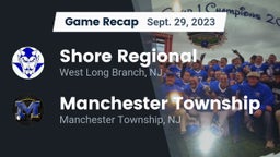 Recap: Shore Regional  vs. Manchester Township  2023