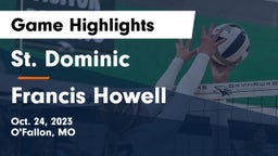 St. Dominic  vs Francis Howell  Game Highlights - Oct. 24, 2023
