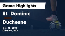 St. Dominic  vs Duchesne  Game Highlights - Oct. 18, 2023