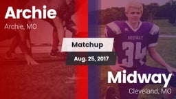 Matchup: Archie  vs. Midway  2017