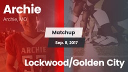 Matchup: Archie  vs. Lockwood/Golden City 2017
