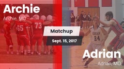 Matchup: Archie  vs. Adrian  2017