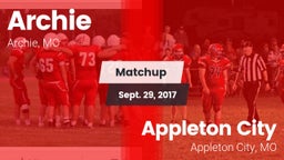 Matchup: Archie  vs. Appleton City  2017