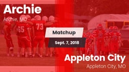 Matchup: Archie  vs. Appleton City  2018