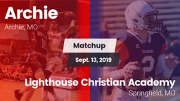 Matchup: Archie  vs. Lighthouse Christian Academy 2019