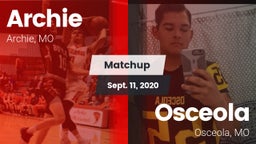 Matchup: Archie  vs. Osceola  2020