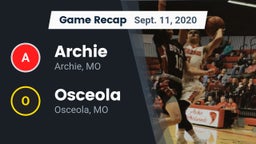 Recap: Archie  vs. Osceola  2020