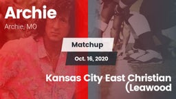 Matchup: Archie  vs. Kansas City East Christian (Leawood 2020