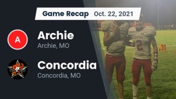 Recap: Archie  vs. Concordia  2021