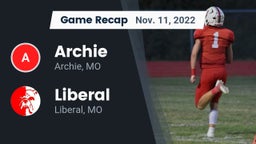 Recap: Archie  vs. Liberal  2022
