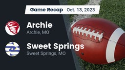 Recap: Archie  vs. Sweet Springs  2023