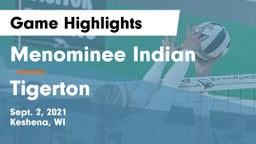 Menominee Indian  vs Tigerton Game Highlights - Sept. 2, 2021