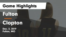Fulton  vs Clopton   Game Highlights - Dec. 2, 2019