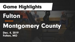 Fulton  vs Montgomery County  Game Highlights - Dec. 4, 2019