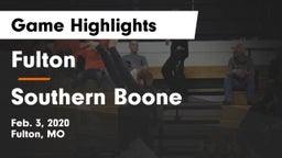 Fulton  vs Southern Boone  Game Highlights - Feb. 3, 2020