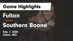 Fulton  vs Southern Boone  Game Highlights - Feb. 7, 2020