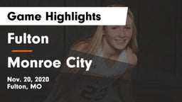 Fulton  vs Monroe City  Game Highlights - Nov. 20, 2020
