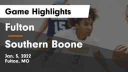 Fulton  vs Southern Boone  Game Highlights - Jan. 5, 2022