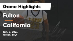 Fulton  vs California  Game Highlights - Jan. 9, 2023