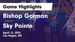 Bishop Gorman  vs Sky Pointe Game Highlights - April 13, 2024