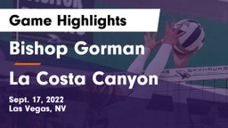 Bishop Gorman  vs La Costa Canyon Game Highlights - Sept. 17, 2022