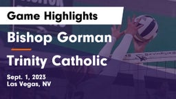 Bishop Gorman  vs Trinity Catholic Game Highlights - Sept. 1, 2023