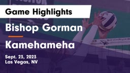 Bishop Gorman  vs Kamehameha Game Highlights - Sept. 23, 2023