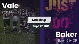 Matchup: Vale  vs. Baker  2017