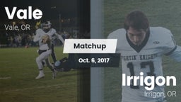 Matchup: Vale  vs. Irrigon  2017