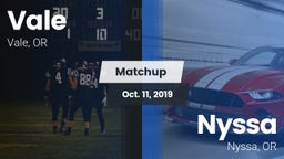 Matchup: Vale  vs. Nyssa  2019