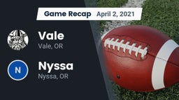 Recap: Vale  vs. Nyssa  2021