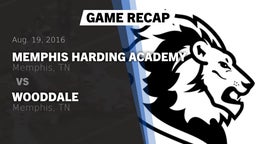 Recap: Memphis Harding Academy vs. Wooddale  2016
