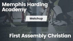 Matchup: Memphis Harding vs. First Assembly Christian  2016