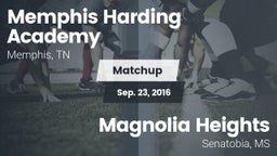 Matchup: Memphis Harding vs. Magnolia Heights  2016
