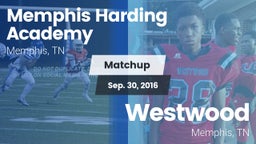 Matchup: Memphis Harding vs. Westwood  2016