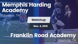 Matchup: Memphis Harding vs. Franklin Road Academy 2016