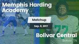 Matchup: Memphis Harding vs. Bolivar Central  2017