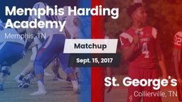 Matchup: Memphis Harding vs. St. George's  2017