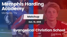 Matchup: Memphis Harding vs. Evangelical Christian School 2018