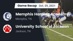 Recap: Memphis Harding Academy vs. University School of Jackson 2021