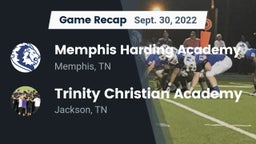 Recap: Memphis Harding Academy vs. Trinity Christian Academy  2022