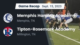 Recap: Memphis Harding Academy vs. Tipton-Rosemark Academy  2023
