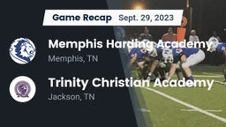 Recap: Memphis Harding Academy vs. Trinity Christian Academy  2023