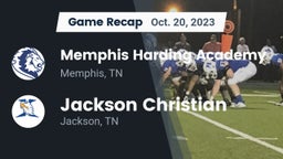 Recap: Memphis Harding Academy vs. Jackson Christian  2023