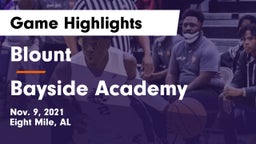 Blount  vs Bayside Academy  Game Highlights - Nov. 9, 2021