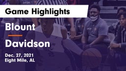 Blount  vs Davidson  Game Highlights - Dec. 27, 2021