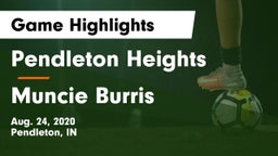 Pendleton Heights  vs Muncie Burris Game Highlights - Aug. 24, 2020