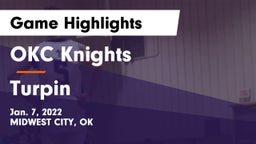 OKC Knights vs Turpin  Game Highlights - Jan. 7, 2022