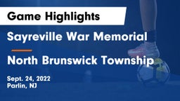Sayreville War Memorial  vs North Brunswick Township  Game Highlights - Sept. 24, 2022