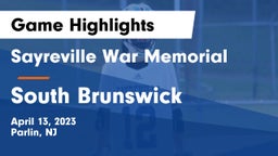 Sayreville War Memorial  vs South Brunswick  Game Highlights - April 13, 2023